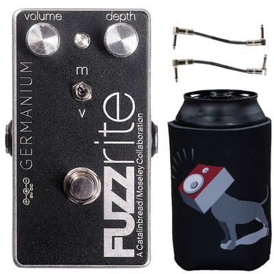 Catalinbread/Moseley Fuzzrite Germanium Guitar Pedal, Patch Cables, Beer Hugger