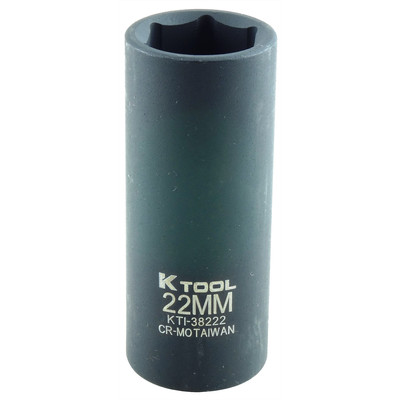 K Tool International 38222 K Tool International 22MM 1/2''DR. DEEP SOC