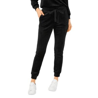 

1. Штаны State Womens Velour Pull On Sweatpants Jogger Pants BHFO 8324, Rich black