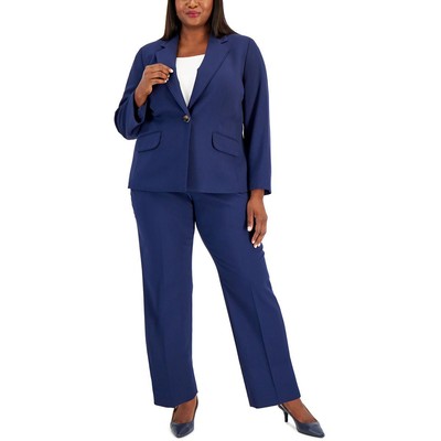 Женский костюм Le Suit Отдельный офисный блейзер на одной пуговице Plus BHFO 6138