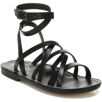

Женские черные шлепанцы Sam Edelman Meriai 10 Medium (B,M) BHFO 8472, Black leather