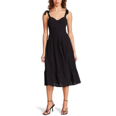 

Женский плиссированный сарафан до середины икры Steve Madden BHFO 4496, Черный