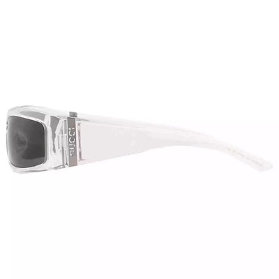 Pre-owned Gucci Gg1492sa-002 Crystal Sunglasses In Gray