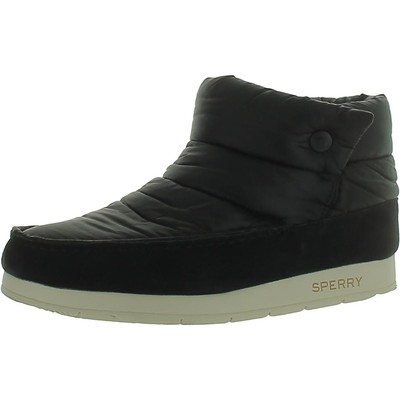 Женские черные кожаные ботильоны Sperry, размер 8,5, средний (B,M), BHFO 2618