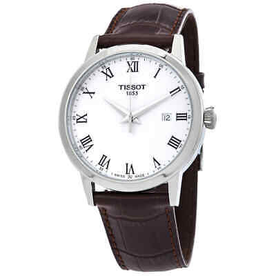 Pre-owned Tissot T-classic Quartz White Dial Men's Watch T129.410.16.013.00