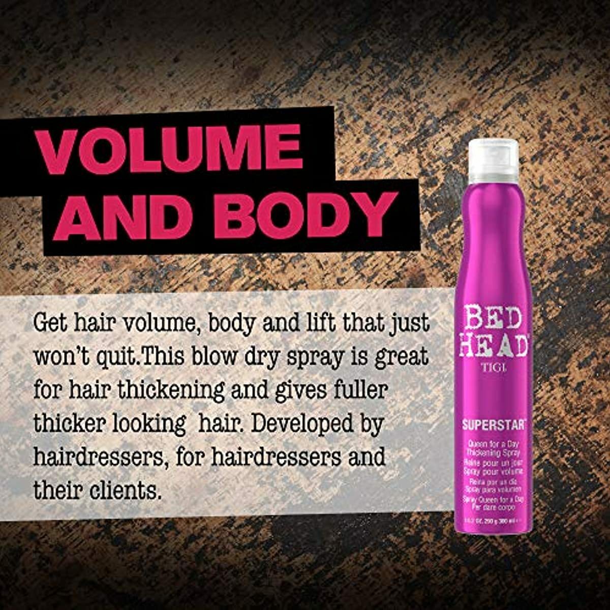 TIGI Bed Head Superstar Queen for a Day Thickening Spray ...