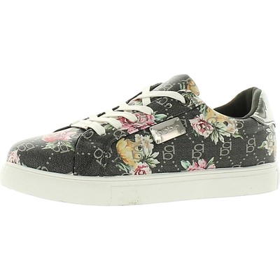 Повседневные и модные кроссовки Bebe Sport Womens Nyomie черного цвета 7 Medium (B,M) 8744
