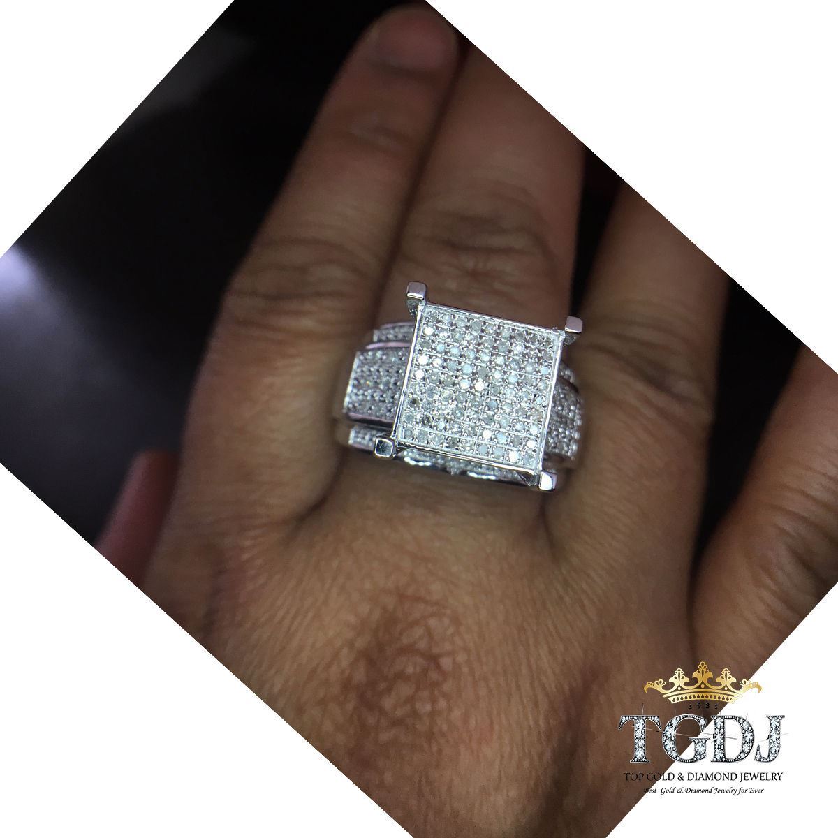 Pre-owned Tgdj Sterling Silver 0.26ct Diamond Wedding And Engagemnet Ring In G- H