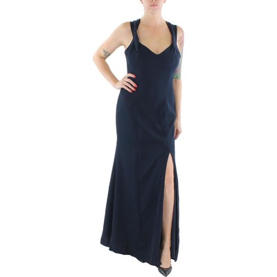 Коллекция Dessy от Vivian Diamond Женское темно-синее вечернее платье 12 BHFO 2927