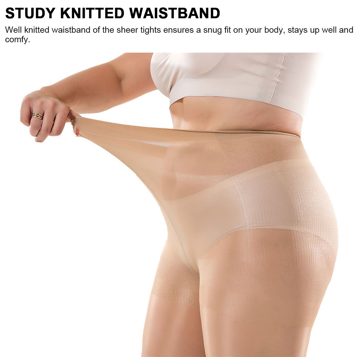 Plus Size Shiny High Glossy Sheer Stockings Dance Tights Pantyhose Hosiery Women