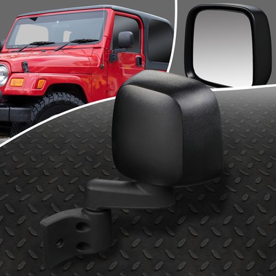 ДЛЯ 03-04 JEEP WRANGLER OE STYLE РУЧНОЕ ЗЕРКАЛО ЗАДНЕГО ВИДА С ЛЕВОЙ СТОРОНЫ ДВЕРИ ВОДИТЕЛЯ