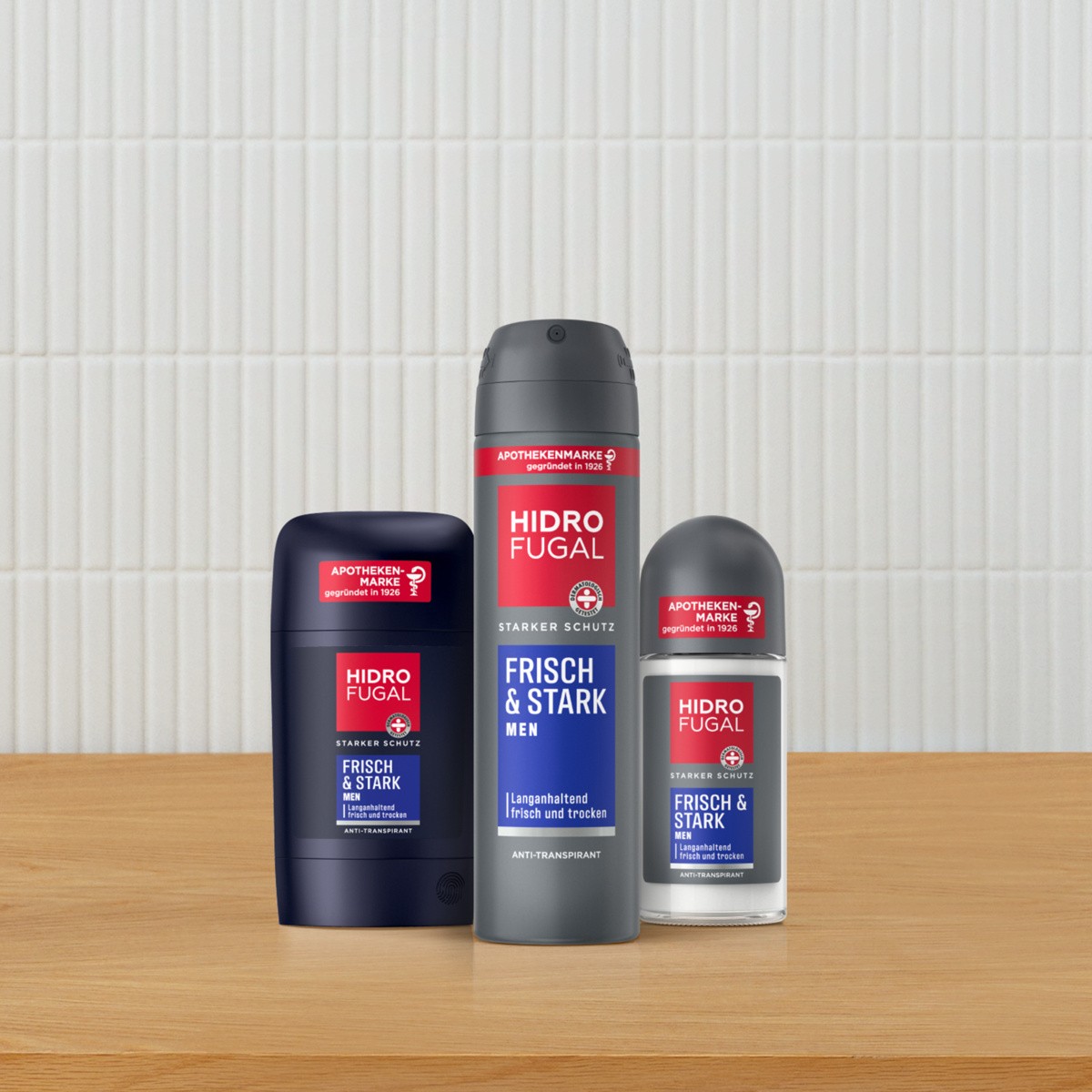 HIDROFUGAL Deo Men Frisch & Stark Stick 3x50ml - Bild 6 von 8