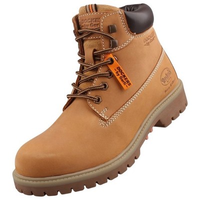 Dockers by Gerli Herren Leder Wander-Stiefel Schuhe Golden Tan 53AX003-300910