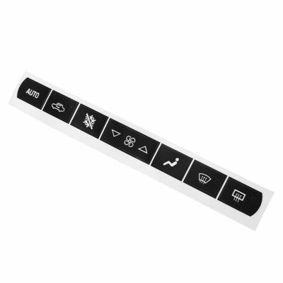 For Corvette C6 2005-2013 1Set A/C Climate Control Button Repair Decals Stickers