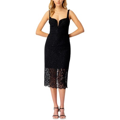 

Женское полуформальное платье миди Bardot для коктейлей и вечеринок BHFO 0754, Черный