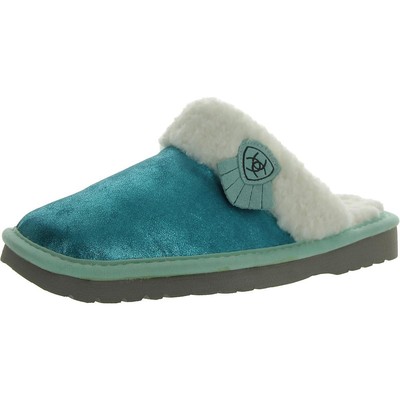 Экзотические синие шлепанцы-слайдеры Ariat Womens Jackie с квадратным носком 8 Medium (B,M) 1615