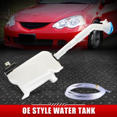 ДЛЯ 05-06 ACURA RSX OE STYLE БАЧОК ДЛЯ ЖИДКОСТИ ОМЫВАТЕЛЯ ЛОБОВОГО СТЕКЛА В СТИЛЕ OE С КРЫШКОЙ + НАСОС