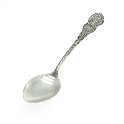 SHEPARD MFG 925 Sterling Silver Antique Portland States & Cities Coffee Spoon