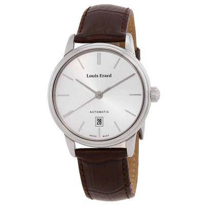 Мужские часы Louis Erard Heritage с автоматическим серебряным циферблатом 69266AA11.BDC80