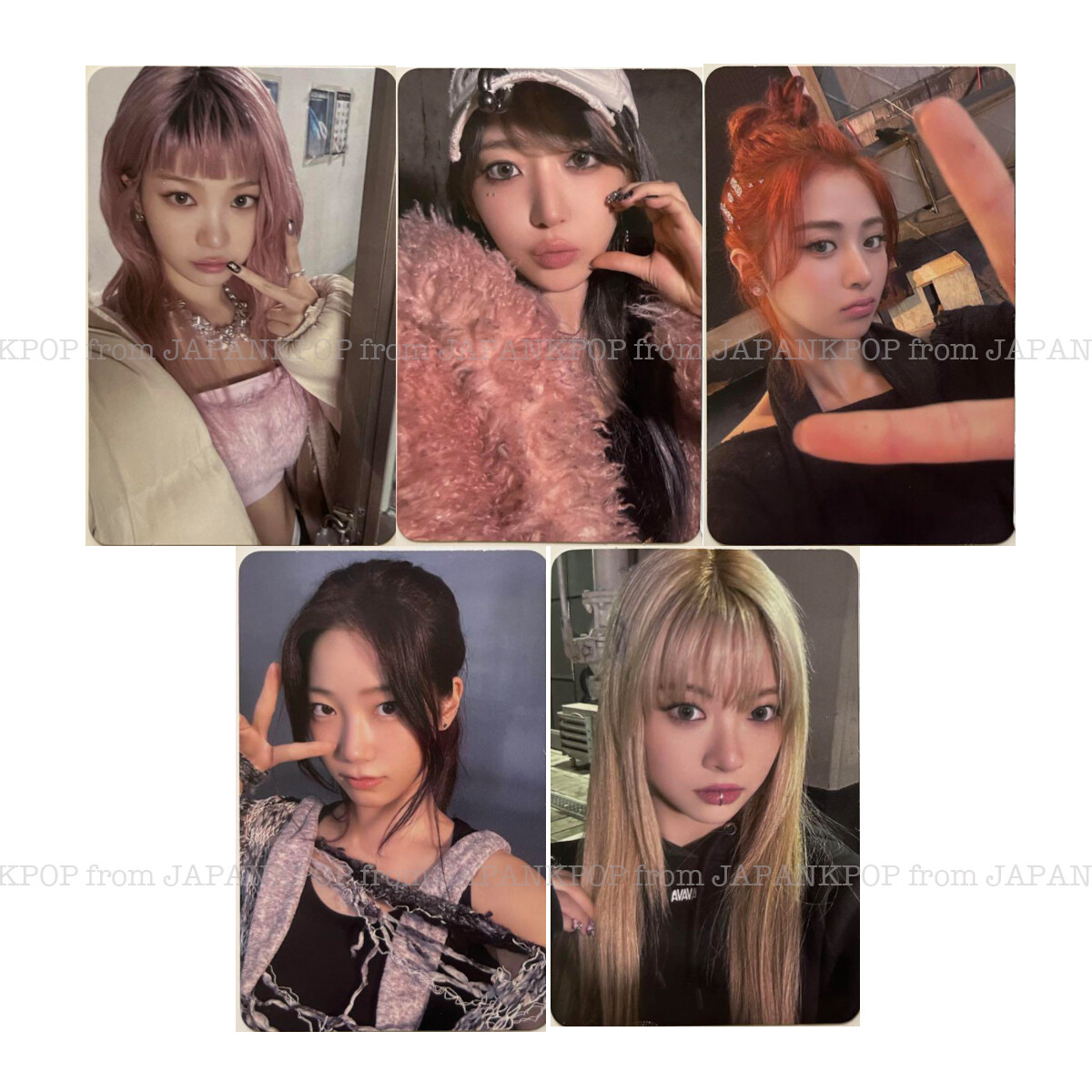 LE SSERAFIM SHOPEE kpopmerch 50枚 LE SSERAFIM EASY Kpopmerch Shopee Video call event Official
