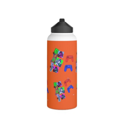 Stainless Steel Water Bottle, Standard Lid- Gamer