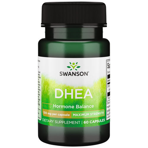 Swanson Dietary Supplements Максимальная сила DHEA 100 мг капсулы 60ct