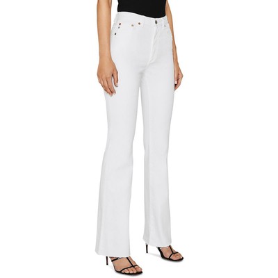 AG Adriano Goldschmied Женские белые джинсовые джинсы с высокой посадкой и укороченными ботинками 30 BHFO 3919