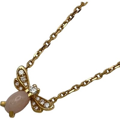 Chaumet Attrape-Moi Necklace Pink Gold (Au750) Opal Jewelry