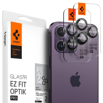 iPhone 14 Pro Max /iPhone 14 Pro | Spigen [GlasTR EZFit OptikPro] Lens Protector