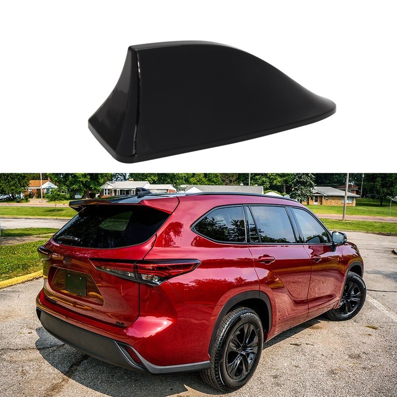 For Toyota Highlander Car Antenna Cover Radio AM/FM Signal Shark Fin Cap Decor