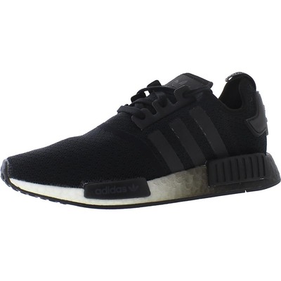 

Adidas Mens Boost Black Кроссовки для бега 9 Средний (B,M) BHFO 4452, Black/black/white, Boost