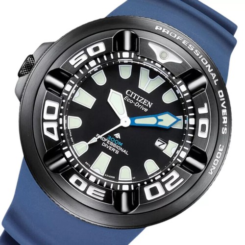 Pre-owned Citizen Eco-drive  Promaster Bj8055-04e Professional Diver