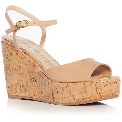 Женские нарядные босоножки на платформе из кожи Palmina Stuart Weitzman, BHFO 3958