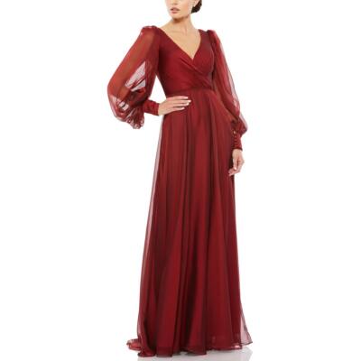 Mac Duggal Женский стихарь Формальное вечернее платье-халат BHFO 4078