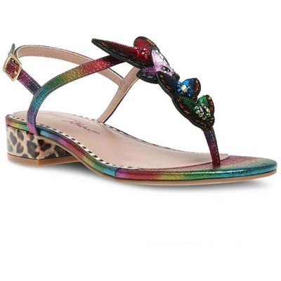

Женские разноцветные сандалии Betsey Johnson Jenna 8,5 средний (B,M) BHFO 5455, Multi, Jenna