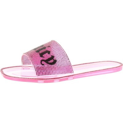 

Розовые женские шлепанцы на плоской подошве Juicy Couture JC HYLTON 10, средний (B,M) BHFO 5879, Розовый, JC HYLTON
