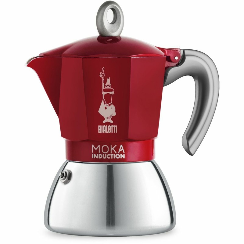 CafetiÃ¨Re Italienne Bialetti Moka Induction 6 Tasses Red