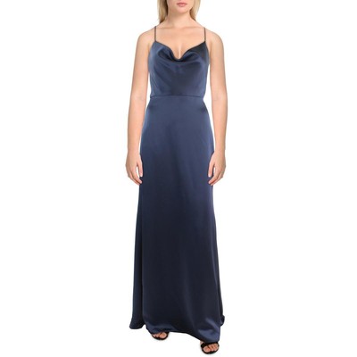 Коллекция Dessy от Vivian Diamond Женское темно-синее вечернее платье 16 BHFO 3155