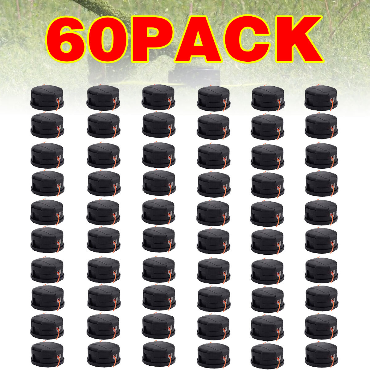 60-Pack String Trimmer Head Fit Echo SRM225-230-266-210 Replace Speed Feed 400