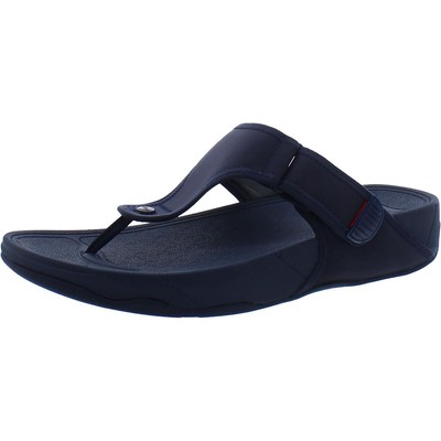 Мужские босоножки-стринги Fitflop Mens Trakk II темно-синего цвета без застежки, размер 12,5 (D) BHFO 8729