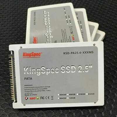 128GB KingSpec 2.5'' PATA/IDE SSD Solid State Disk MLC Flash SM2236 Controller