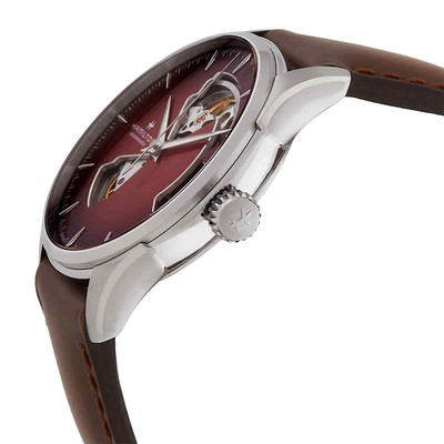 Pre-owned Hamilton Jazzmaster Open Heart Auto Automatic Watch H32675570