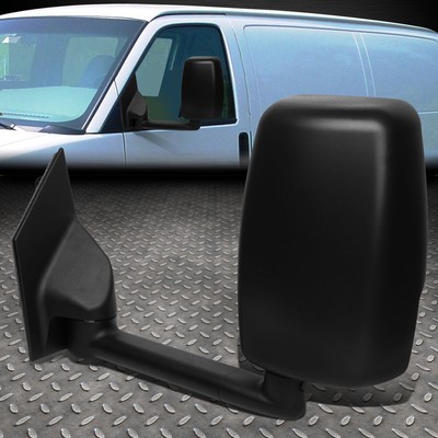 ДЛЯ 03-18 CHEVY EXPRESS/GMC SAVANA ЛЕВОЕ БОКОВОЕ ЗЕРКАЛО ЗАДНЕГО ВИДА С РУЧНОЙ РЕГУЛИРОВКОЙ