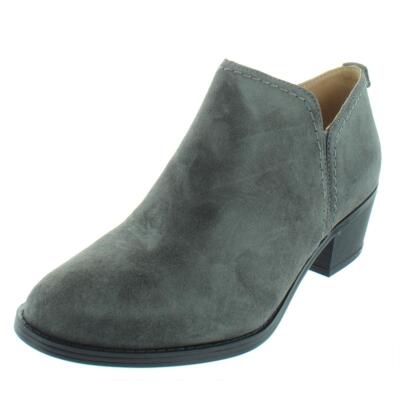 

Женские замшевые серые ботильоны Naturalizer Zarie 8 Medium (B,M) BHFO 0754, Elephant