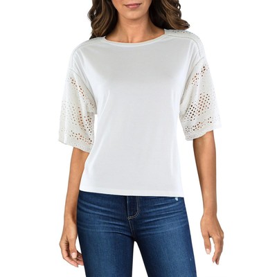 

Женский белый пуловер Lauren Ralph Lauren Arianthe Petites  BHFO 3926, White/white