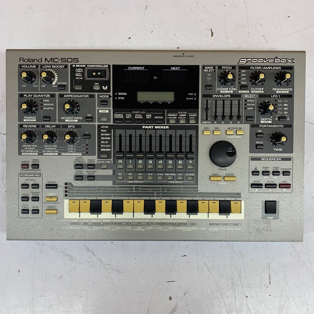 Roland MC-505 シルバー ヴィンテージ ジャンク品 Roland MC-505