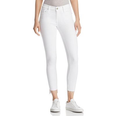 

Женские белые джинсы скинни Frame Denim Le Skinny de Jeanne со средней посадкой  BHFO 5240, Blanc