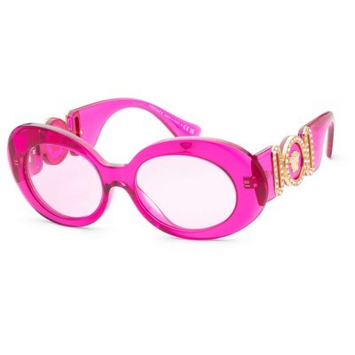 Pre-owned Versace Ve4426bu-5334-5-54 Pink Sunglasses