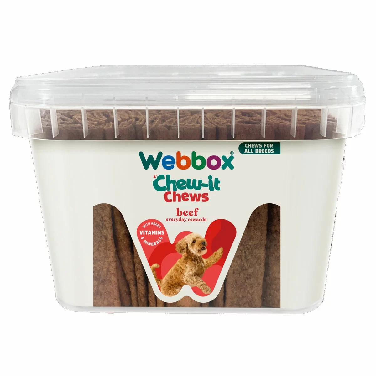 Webbox Meaty Chomping Chews Beef Pack of 2.15kg