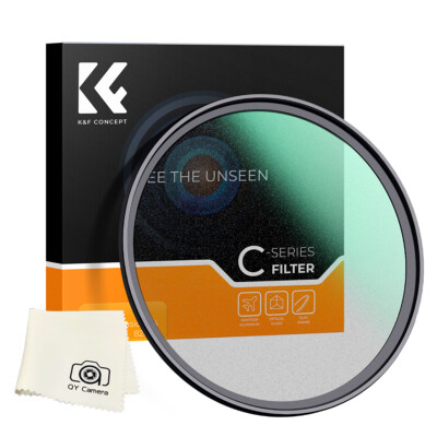 K&F Concept 58mm Diffusion Filter Black Pro 1/4 AR Coated Sony Canon NIkon DSLR